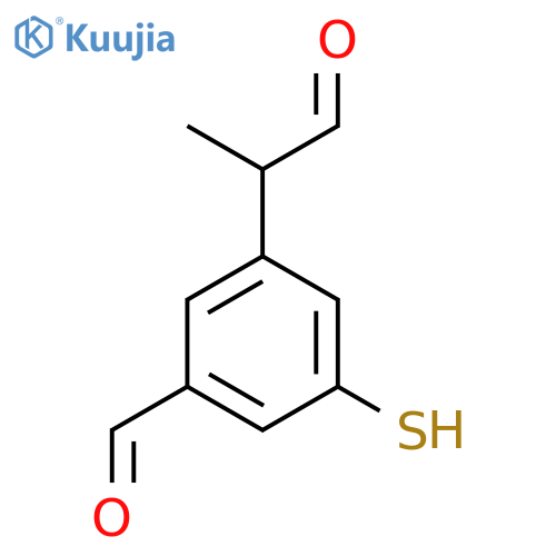 3-Formyl-5-mercaptophenylpropanal structure