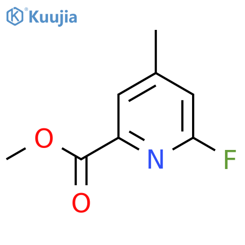Methyl 6-fluoro-4-methylpicolinate structure
