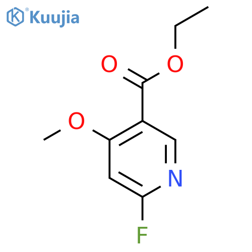 Ethyl 6-fluoro-4-methoxynicotinate structure