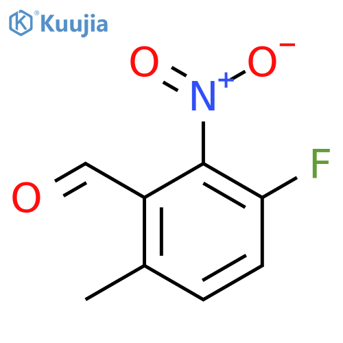 3-Fluoro-6-methyl-2-nitrobenzaldehyde structure