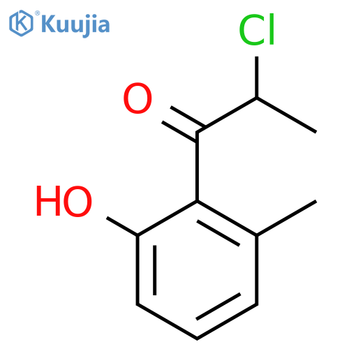 2-(2-Chloropropanoyl)-3-methylphenol structure