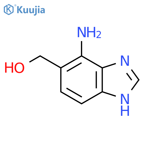 7-Amino-6-hydroxymethyl-1H-benzimidazole structure