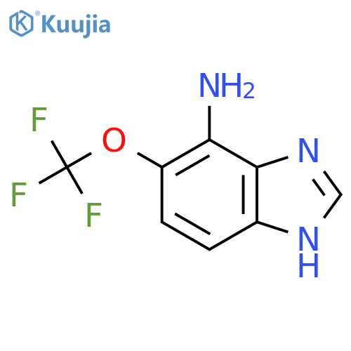7-Amino-6-trifluoromethoxy-1H-benzimidazole structure