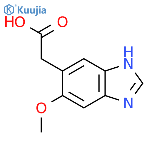 6-Methoxy-1H-benzimidazole-5-acetic acid structure