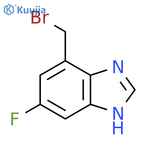 7-Bromomethyl-5-fluoro-1H-benzimidazole structure