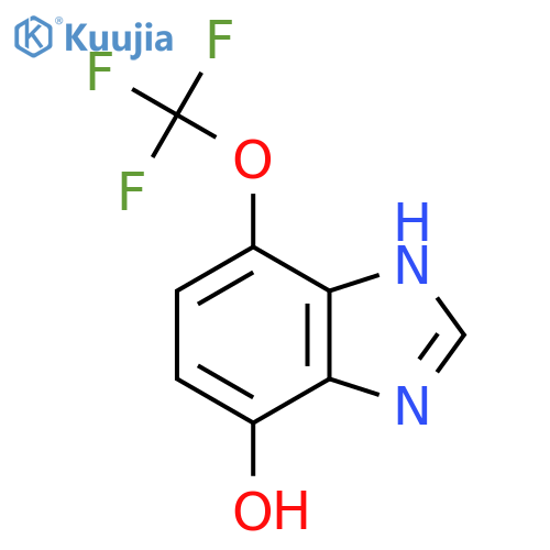 4-Hydroxy-7-trifluoromethoxy-1H-benzimidazole structure