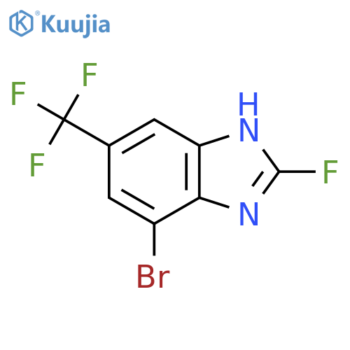 7-Bromo-2-fluoro-5-trifluoromethyl-1H-benzimidazole structure
