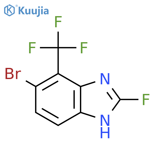 5-Bromo-2-fluoro-4-trifluoromethyl-1H-benzimidazole structure
