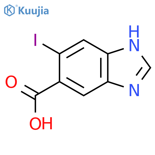 5-Iodo-1H-benzimidazole-6-carboxylic acid structure