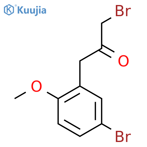 BrCC(CC1=C(C=CC(=C1)Br)OC)=O structure