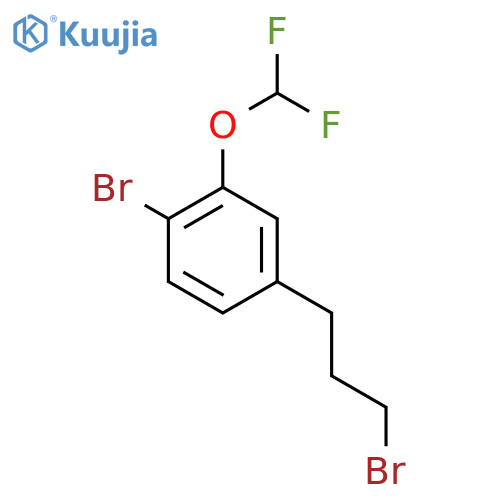 2-Bromo-5-(3-bromopropyl)(difluoromethoxy)benzene structure