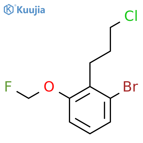 1-Bromo-2-(3-chloropropyl)-3-(fluoromethoxy)benzene structure