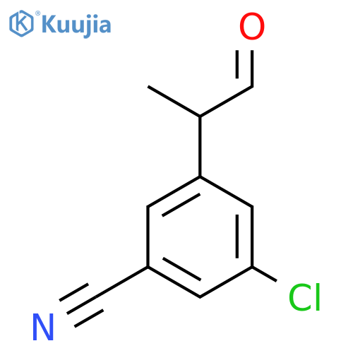 3-Chloro-5-cyanophenylpropanal structure