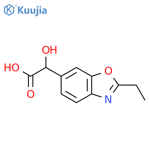 6-(Carboxy(hydroxy)methyl)-2-ethylbenzo[d]oxazole structure