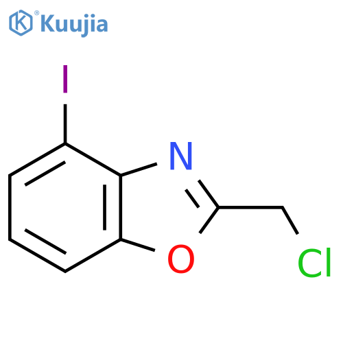 2-(Chloromethyl)-4-iodobenzo[d]oxazole structure