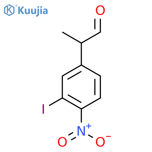 3-Iodo-4-nitrophenylpropanal structure