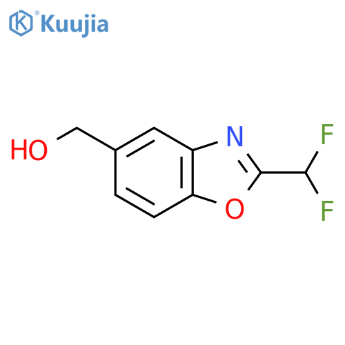 2-(Difluoromethyl)benzo[d]oxazole-5-methanol structure