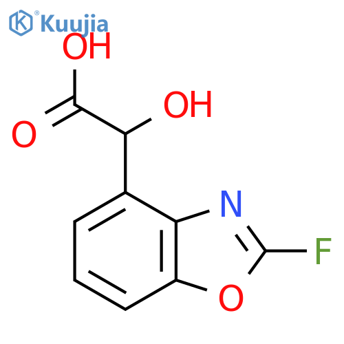 2-(2-Fluorobenzo[d]oxazol-4-yl)-2-hydroxyacetic acid structure