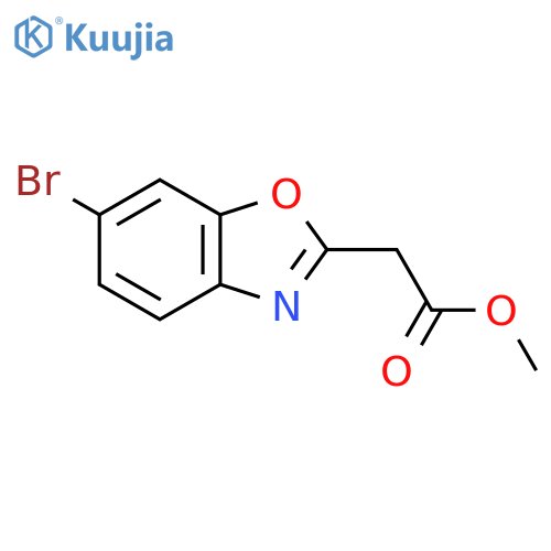 Methyl 6-bromobenzo[d]oxazole-2-acetate structure