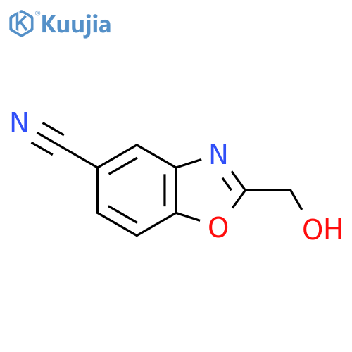 5-Cyanobenzo[d]oxazole-2-methanol structure