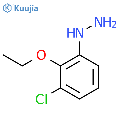 3-Chloro-2-ethoxyphenylhydrazine structure