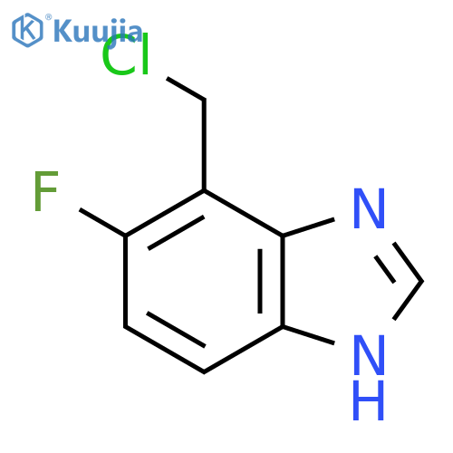 7-Chloromethyl-6-fluoro-1H-benzimidazole structure