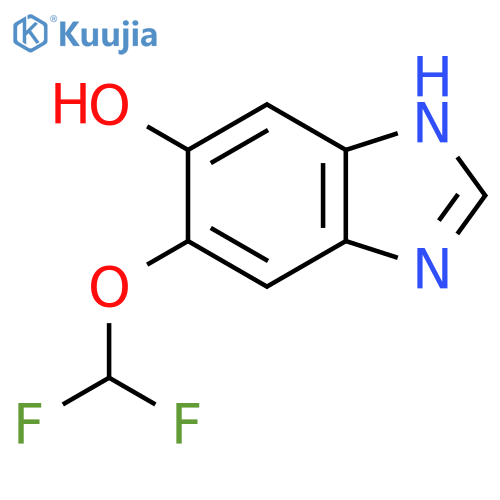6-Difluoromethoxy-5-hydroxy-1H-benzimidazole structure