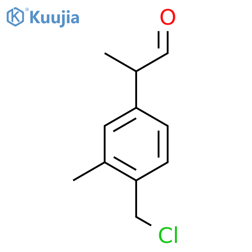 4-(Chloromethyl)-3-methylphenylpropanal structure