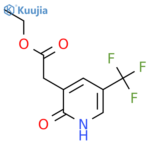 Ethyl 2-hydroxy-5-(trifluoromethyl)pyridine-3-acetate structure