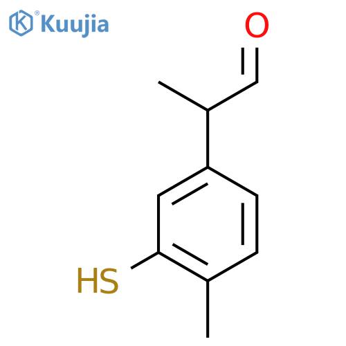 3-Mercapto-4-methylphenylpropanal structure