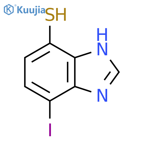 4-Iodo-7-mercapto-1H-benzimidazole structure