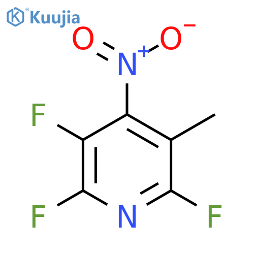 3-Methyl-4-nitro-2,5,6-trifluoropyridine structure