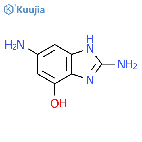 2,5-Diamino-7-hydroxy-1H-benzimidazole structure