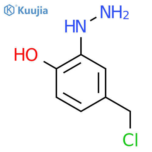 5-(Chloromethyl)-2-hydroxyphenylhydrazine structure