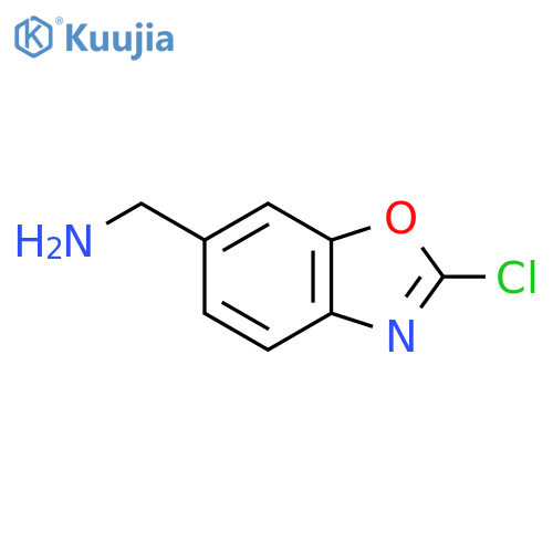 6-(Aminomethyl)-2-chlorobenzo[d]oxazole structure