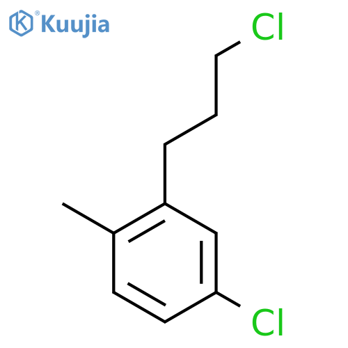 4-Chloro-2-(3-chloropropyl)toluene structure