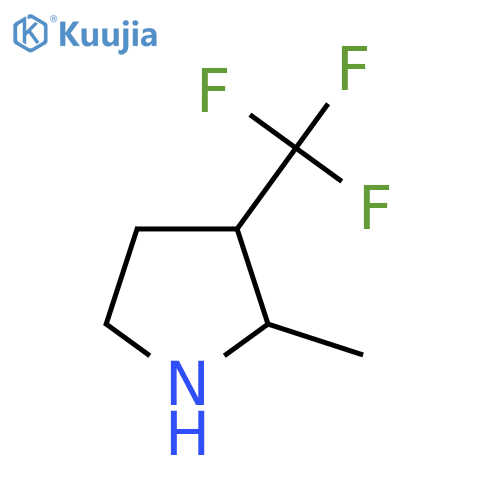 2-Methyl-3-(trifluoromethyl)pyrrolidine structure