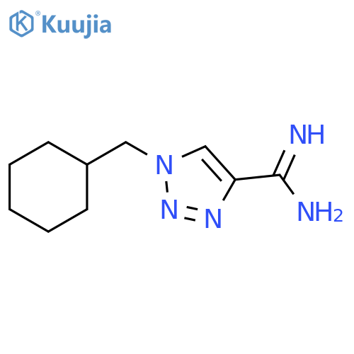 1H-1,2,3-Triazole-4-carboximidamide, 1-(cyclohexylmethyl)- structure