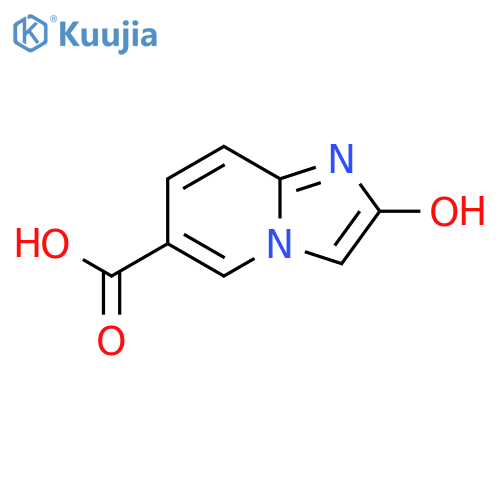 Imidazo[1,2-a]pyridine-6-carboxylic acid, 2-hydroxy- structure