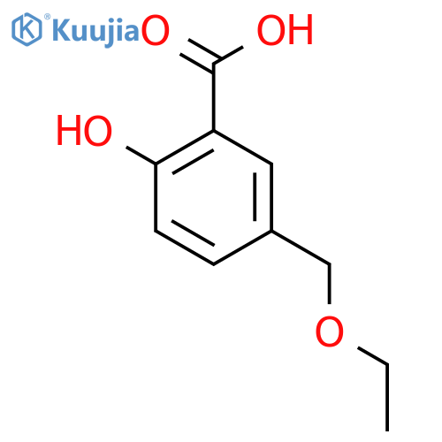 5-(Ethoxymethyl)-2-hydroxybenzoic acid structure