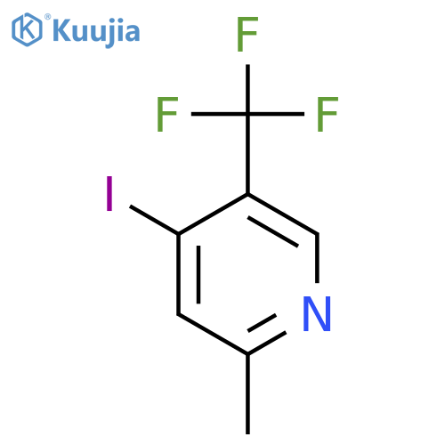 4-Iodo-2-methyl-5-(trifluoromethyl)pyridine structure