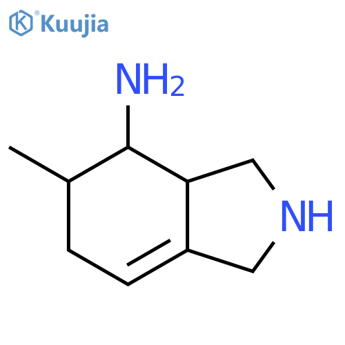 1H-Isoindol-4-amine,2,3,3a,4,5,6-hexahydro-5-methyl- structure