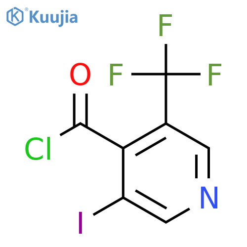 3-Iodo-5-(trifluoromethyl)pyridine-4-carbonyl chloride structure