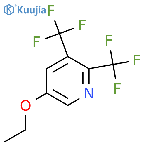 2,3-Bis(trifluoromethyl)-5-ethoxypyridine structure