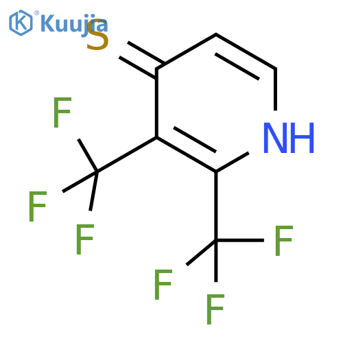 2,3-Bis(trifluoromethyl)-4-mercaptopyridine structure