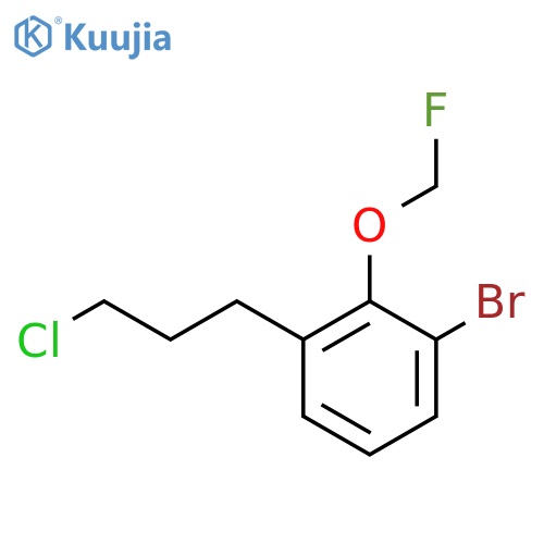 1-Bromo-3-(3-chloropropyl)-2-(fluoromethoxy)benzene structure