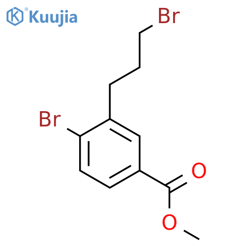 Methyl 4-bromo-3-(3-bromopropyl)benzoate structure