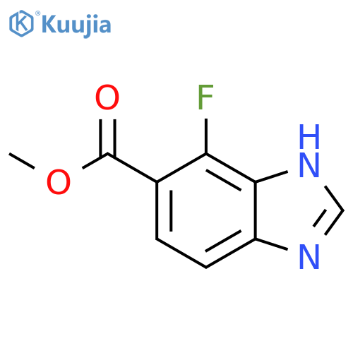 methyl 4-fluoro-1H-1,3-benzodiazole-5-carboxylate structure