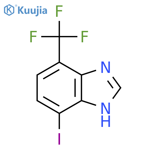 7-Iodo-4-trifluoromethyl-1H-benzimidazole structure
