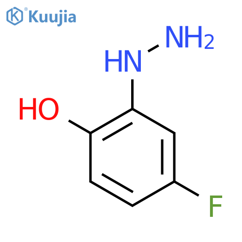 5-Fluoro-2-hydroxyphenylhydrazine structure